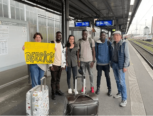 Workers arriving in Germany through a labour mobility programme